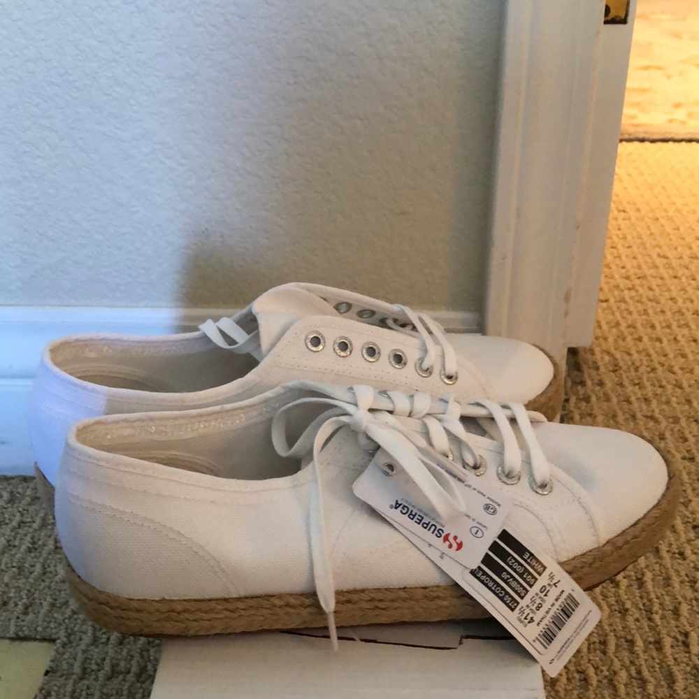 New Superga white sneaker